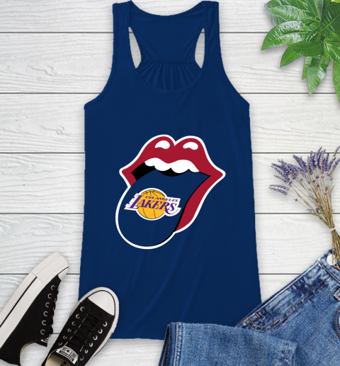 Los Angeles Lakers NBA Basketball Lips I Root For My Team Adoring Fan 45