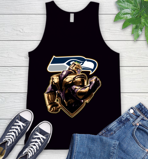 NFL Thanos Avengers Endgame Football Sports Seattle Seahawks Tank Top 2