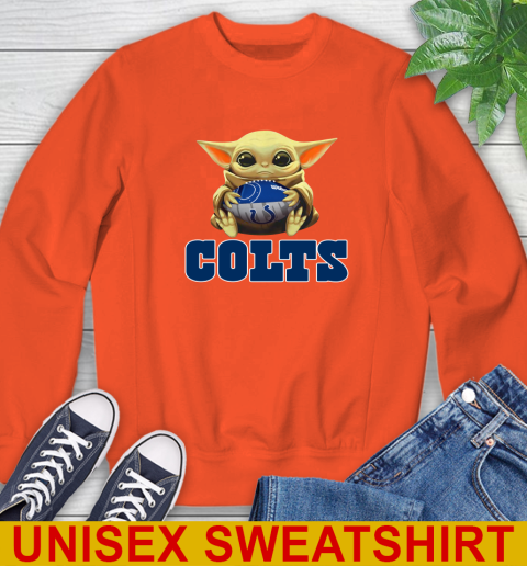 NFL Football Indianapolis Colts Baby Yoda Star Wars Shirt Sweatshirt 5 NFL Football Indianapolis Colts Baby Yoda Star Wars Shirt Sweatshirt - Image 5