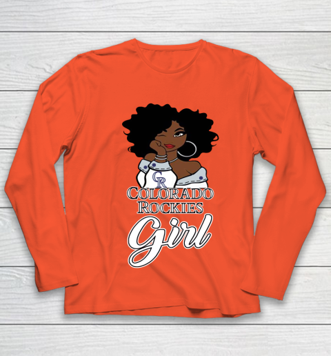 Colorado Rockiess Girl MLB Youth Long Sleeve 4
