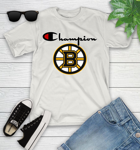 NHL Hockey Boston Bruins Champion Shirt Youth T-Shirt 11