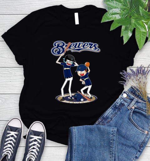 MLB Milwaukee Brewers Rick And Morty Baseball 92