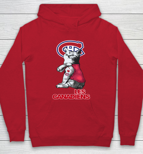 NHL My Cat Loves Montreal Canadiens Hockey Hoodie 7