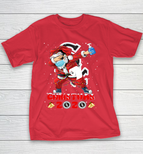 Chicago White Sox Funny Santa Claus Dabbing Christmas 2020 MLB Youth T-Shirt 7