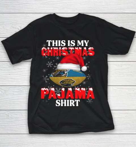 Jacksonville Jaguars This Is My Christmas Pajama Shirt NFL Youth T-Shirt