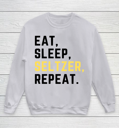 Bud Light Seltzer  Eat Sleep Seltzer Repeat Youth Sweatshirt 2