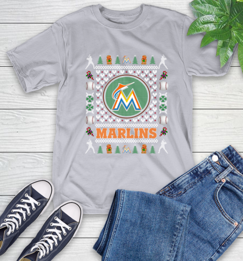 Miami Marlins Merry Christmas MLB Baseball Loyal Fan Ugly Shirt 6