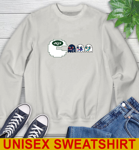 New York Jets NFL Football Pac Man Champion Sweatshirt 12