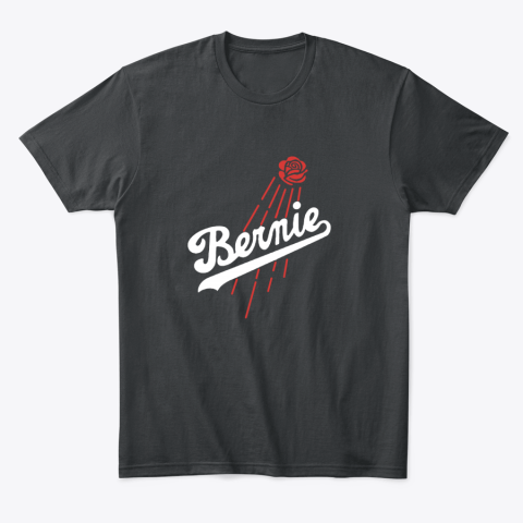 wf6l bernie sanders los angeles dodgers classic t shirt 2 front black