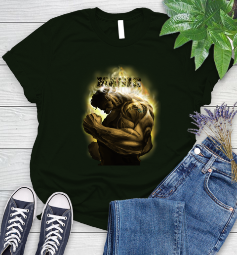 Orlando Magic NBA Basketball Hulk Marvel Avengers Sports Women's T-Shirt 6