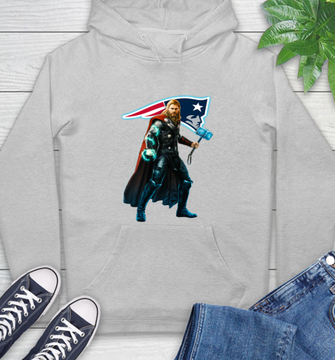 NFL Thor Avengers Endgame Football New England Patriots Hoodie 6