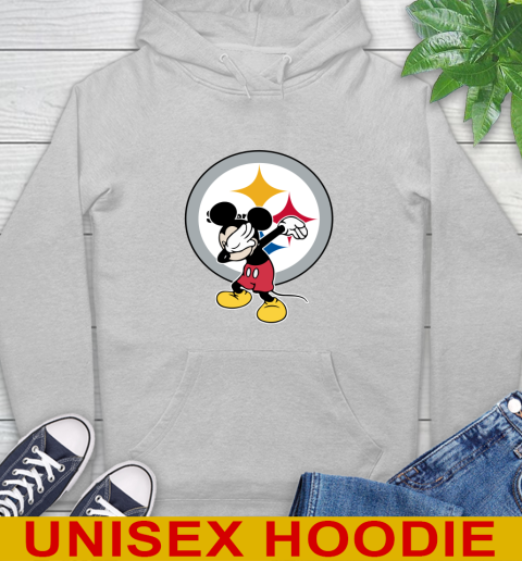 Pittsburgh Steelers NFL Football Dabbing Mickey Disney Sports Hoodie 6