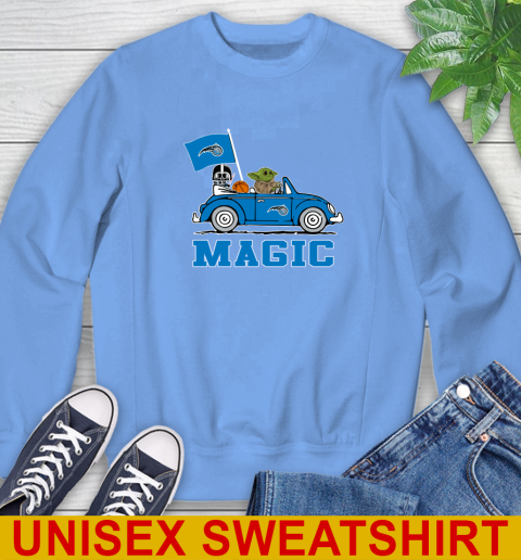 NBA Basketball Orlando Magic Darth Vader Baby Yoda Driving Star Wars Shirt Sweatshirt 11