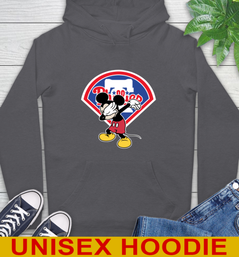 Philadelphia Phillies MLB Baseball Dabbing Mickey Disney Sports Hoodie 7