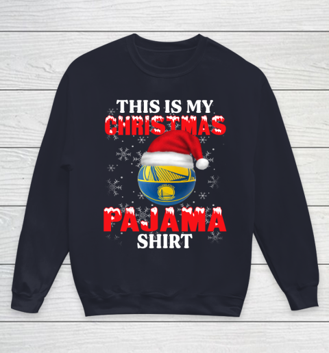 Golden State Warriors This Is My Christmas Pajama Shirt NBA Youth Sweatshirt 2