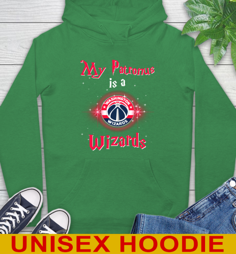 NBA Basketball Harry Potter My Patronus Is A Washington Wizards Hoodie 8