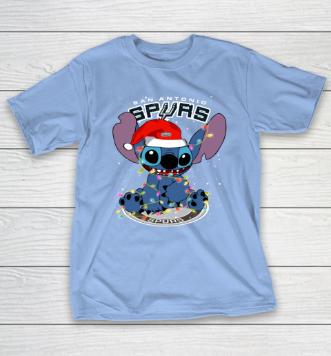 San Antonio Spurs NBA noel stitch Basketball Christmas T-Shirt 8