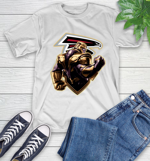 NFL Thanos Avengers Endgame Football Sports Atlanta Falcons T-Shirt