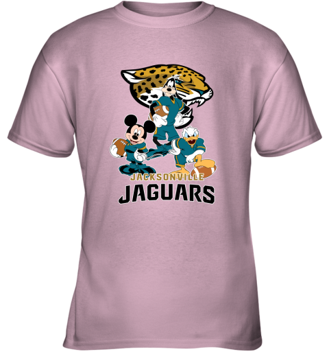 Mickey Donald Goofy The Three Jacksonville Jaguars Football Sweatshirt 