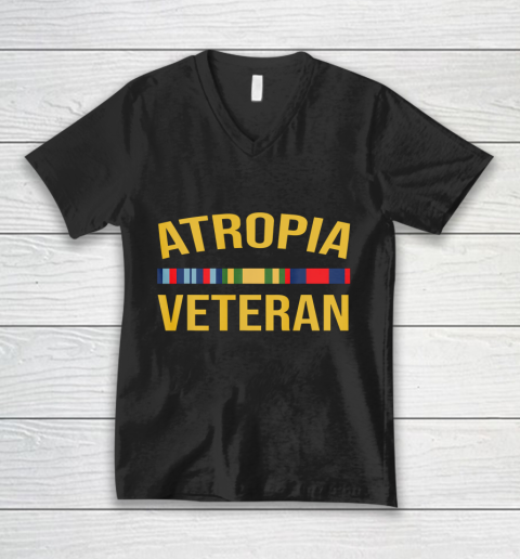 Veteran Shirt Atropia Veteran Flag Veteran Day Father s Day Atropia V-Neck T-Shirt
