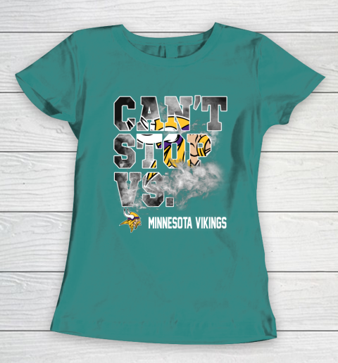 NFL Minnesota Vikings Can't Stop Vs Women's T-Shirt 10