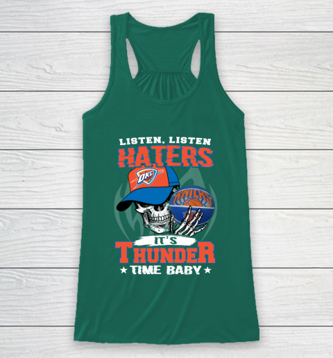 Listen Haters It is THUNGDER Time Baby NBA Racerback Tank 5
