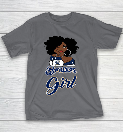 Milwaukee Brewerss Girl MLB Youth T-Shirt 8