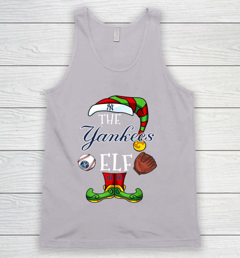 New York Yankees Christmas ELF Funny MLB Tank Top 3