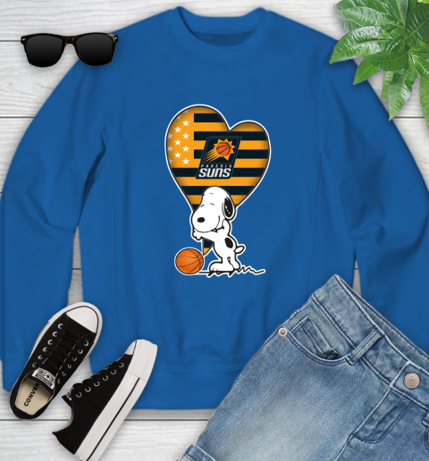 Phoenix Suns NBA Basketball The Peanuts Movie Adorable Snoopy Youth Sweatshirt 9 Phoenix Suns NBA Basketball The Peanuts Movie Adorable Snoopy Youth Sweatshirt - Image 9