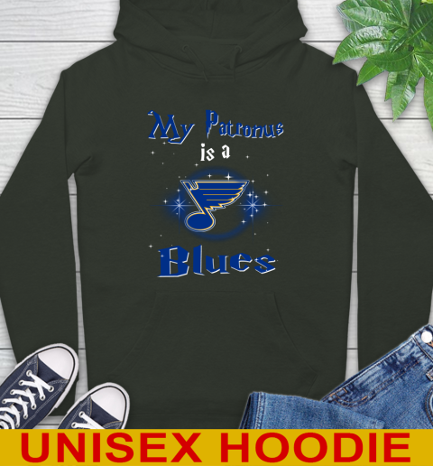 NHL Hockey Harry Potter My Patronus Is A St.Louis Blues Hoodie 12
