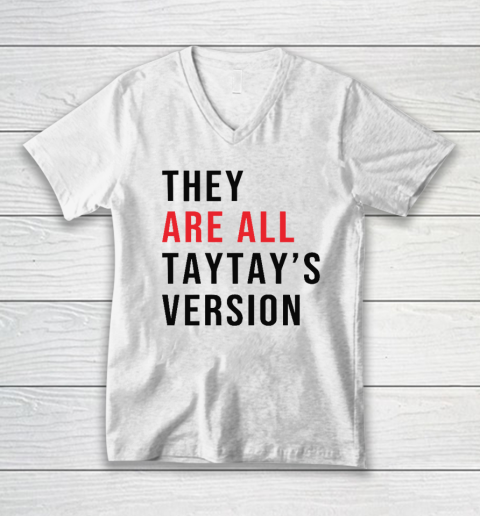 They Are All Taytay's Version V-Neck T-Shirt