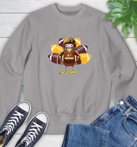 Washington Redskins Turkey Thanksgiving Day Sweatshirt 5