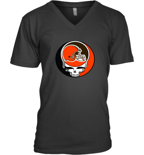 Cleveland Browns x Grateful Dead V-Neck T-Shirt