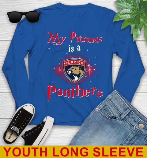NHL Hockey Harry Potter My Patronus Is A Florida Panthers Youth Long Sleeve 10