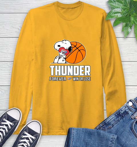 NBA The Peanuts Movie Snoopy Forever Win Or Lose Basketball Oklahoma City Thunder_000 60