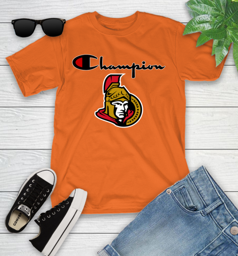 NHL Hockey Ottawa Senators Champion Shirt Youth T-Shirt 4