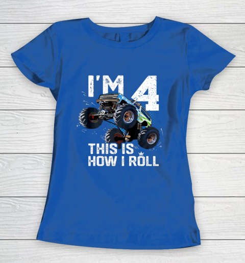 Im 4 This Is How I Roll 4 Years Old 4th Birthday T-Shirt Im 4 This Is How I Roll 4 Years Old 4th Birthday T-Shirt