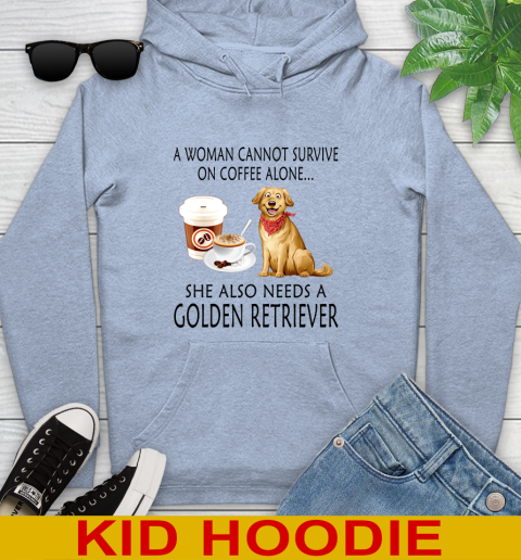 Women cannot survive on coffee alone she also need a GOLDEN tshirt 118