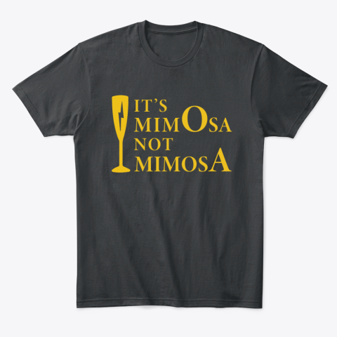 1xbi it is mimosa not mimosa classic t shirt 2 front black
