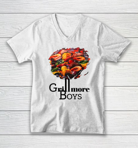 Grillmore Boys Funny V-Neck T-Shirt