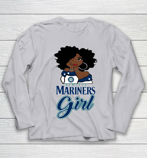 Seattle Marinerss Girl MLB Youth Long Sleeve 5