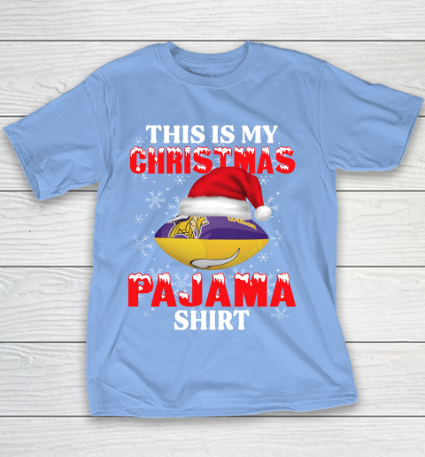Minnesota Vikings This Is My Christmas Pajama Shirt NFL Youth T-Shirt 8