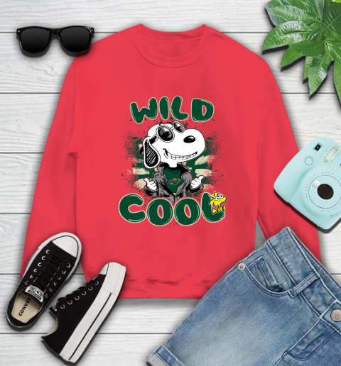 NHL Hockey Minnesota Wild Cool Snoopy Shirt Sweatshirt 11