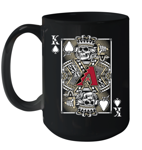 Arizona Diamondbacks MLB Baseball The King Of Spades Death Cards Shirt Ceramic Mug 15oz