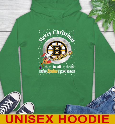Boston Bruins Merry Christmas To All And To Bruins A Good Season NHL Hockey Sports Hoodie 8