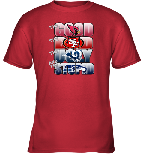 NFL Good Bad Ugly Stupid Mashup Arizona Cardinals Youth T-Shirt - Rookbrand