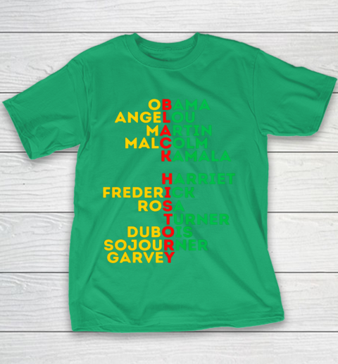 Black History Month Dream Like Leaders African American Love Youth T-Shirt 3