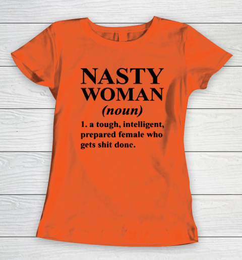 Nasty Woman Noun black Women's T-Shirt 2