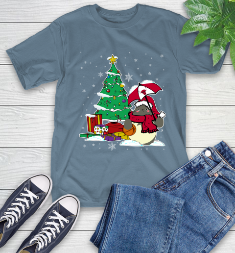 Chicago Bulls NBA Basketball Cute Tonari No Totoro Christmas Sports T-Shirt 8
