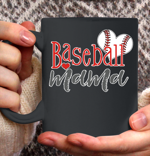 Mother's Day Funny Gift Ideas Apparel  Baseball Mom T Shirt Baseball Mama T Shirt Baseball Mom Shir Ceramic Mug 11oz